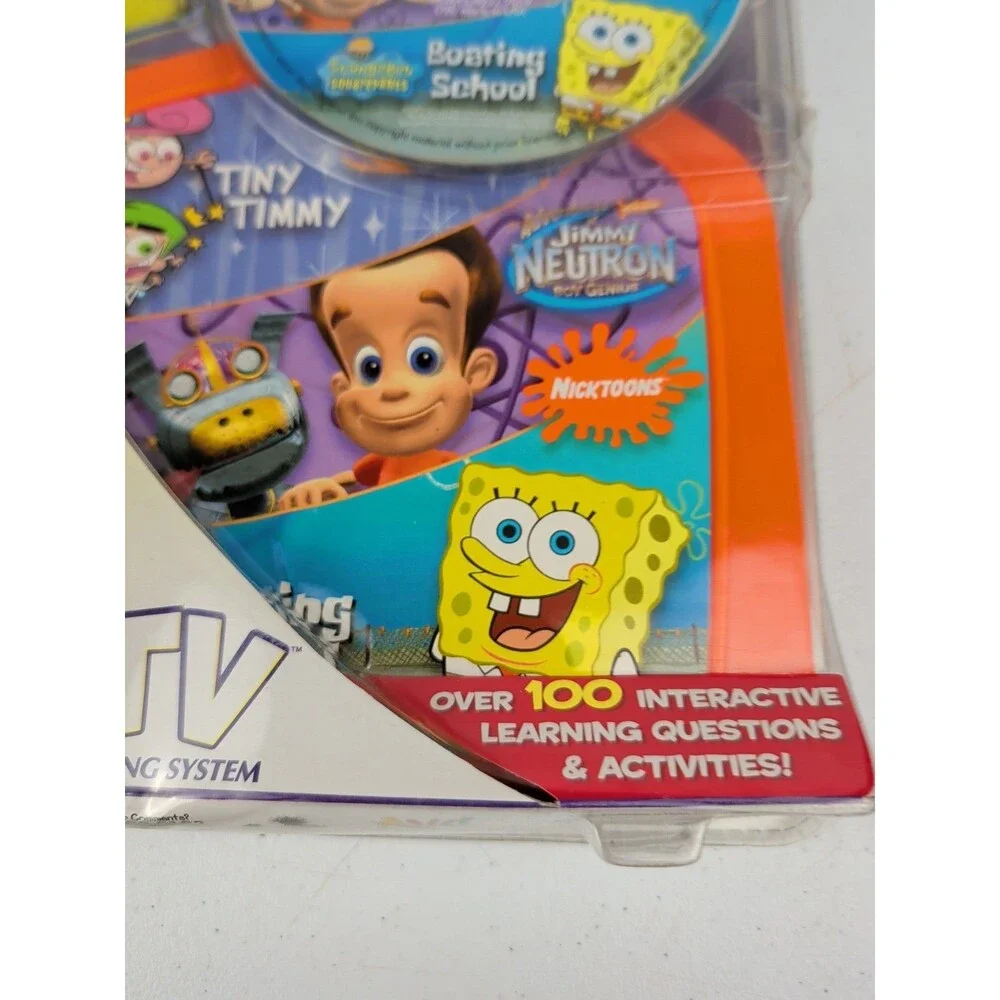 VTG 2005 Fisher Price InteracTV DVD Based Learning System: Nicktoons Scholastic